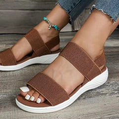 Orthopodiatrie - Orthopädische Wedge-Hill-Sandalen in Braun