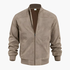 Bomberjacke mit Reißverschluss für Herren - Klassisches Design in Khaki