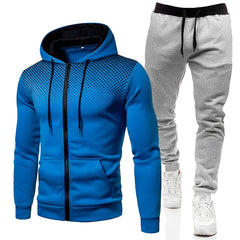 Herman - Atmungsaktives Sport-Set im Trainingsanzug-Look in Blau