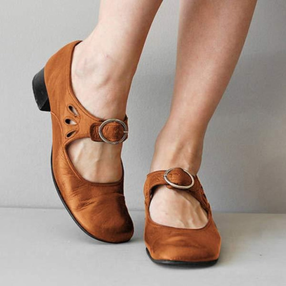 Trinidad® | Vintage Schuhe mit runder Spitze