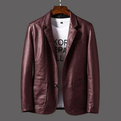 Trendige Lederjacke Davids™ in Rot