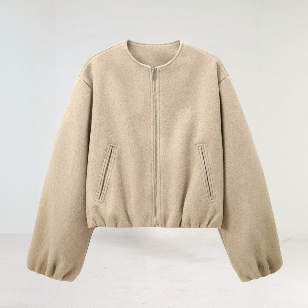 Damen Langarm Übergangsjacke | Gekürzte Passform