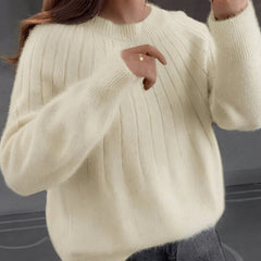 Cornelia - Angenehmer Pullover in Beige