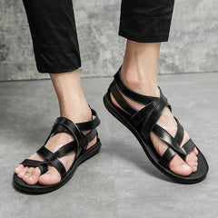 Nola® | Stilvolle Ledersandalen in Schwarz
