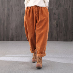 Dagmar - Bequeme Freizeithose in Orange