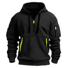 Paxton - Bequeme Kapuzenjacke in Schwarz