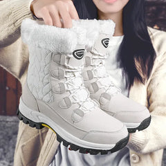 Stylische Schneestiefel für Damen | Warme in Weiß