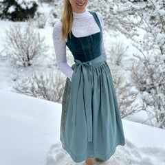 Muriel - Elegantes, klassisches Dirndl (Futter nicht enthalten) in Marineblau