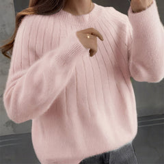 Cornelia - Angenehmer Pullover in Hellrosa