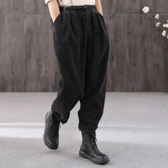Dagmar - Bequeme Freizeithose in Schwarz