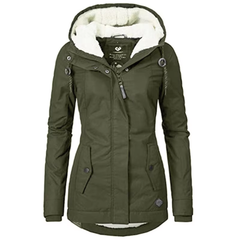 Dalila -  Elegante Winterjacke für Damen in Grün