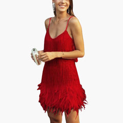 Adriana | Stylisches Cocktailkleid in Rot