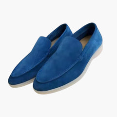 Wildleder Loafers für Herren in Blau