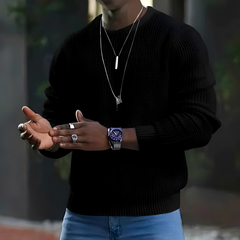 Darius - Stilvoller und komfortabler Pullover in Schwarz