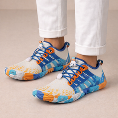 Lucia | Leichte flexible Wasserschuhe in Weiß-Blau