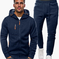Slim-Fit Trainingsanzug für Herren in Dunkelblau
