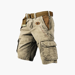 Anton | Cargo-Shorts mit 6 Taschen in Kaki