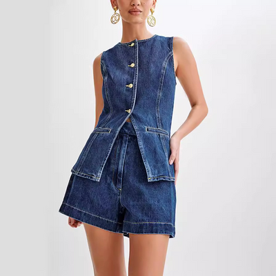 Debra - Lässiges Set aus Denim für Frauen