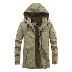 Howard | Herren-Fleecejacke in Khaki