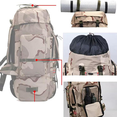 Herren Taktisch Geräumig Outdoor Wanderrucksack | Reise