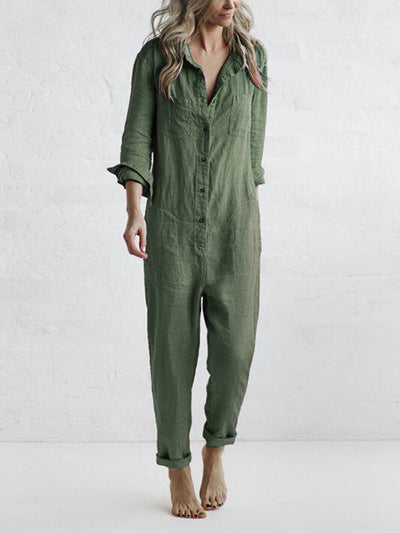 Nariko | Langärmeliger Jumpsuit