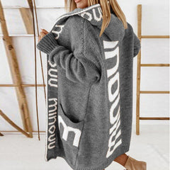 Allegra - Damencardigan in Grau