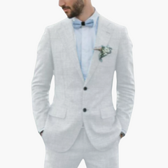 Festlicher Anzug - Herren Stilvoll für Hochzeit & Events in Weiß