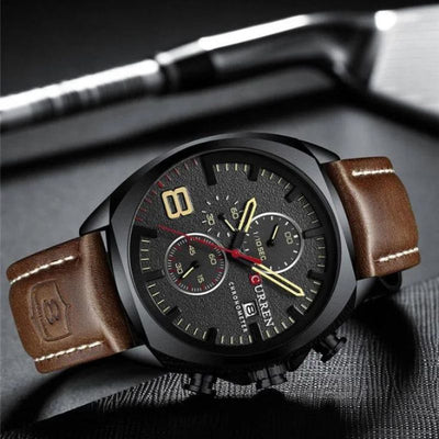 Wasserdichte Militär-Chronographen-Sportuhr