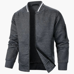 Wärmende Jacke für Herren - stylisch, bequem und modern in Dunkelgrau