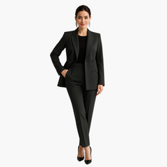 Claudia | Elegantes zweiteiliges Set in Schwarz