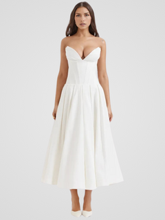LA LUMIÈRE MIDIKLEID in Weiss