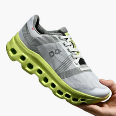 Herren Sneaker mit Schnürverschluss und Mesh Obermaterial in Graugrün