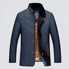 Solomon - Winterjacke mit Stehkragen in Blau