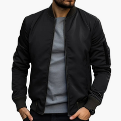 Bomberjacke für Herren - Stylisch, Bequem und Modern in Schwarz