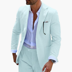 Eleganter Anzug - Herren Sommeranzug für Hochzeit Gäste in Grün
