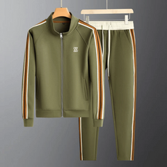 JOHAN™ | PREMIUM-TRAININGSANZUG-SET in Grün