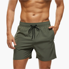 Schnelltrocknende Stretchshorts für Herren - Ideal für Sport & Freizeit in Armee grün