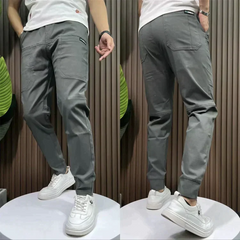 Mads - Cargohose - Stretchhose in Grau