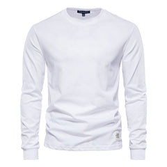 Wynne - Bequemes Langarmshirt in Weiß