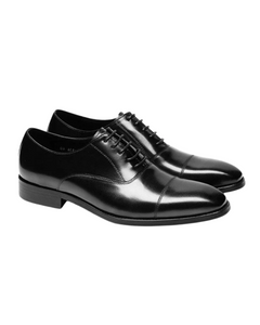 Business-Schuhe aus Leder in Schwarz