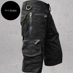 Nariko | Cargo-Shorts in Schwarz