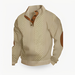 Jonel - Stilvoller und bequemer Herrenpullover in Beige
