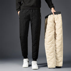 Anders – Unisex-Thermohose für den Winter – Fleecefutter in Schwarz