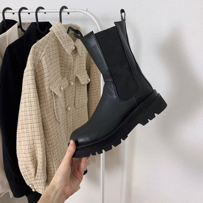 Chunky Sohle Stiefeletten für Damen