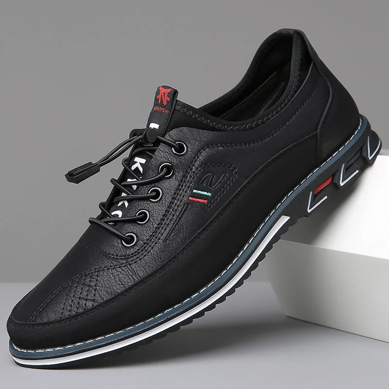 Zweifarbige Schnürsneaker für Herren