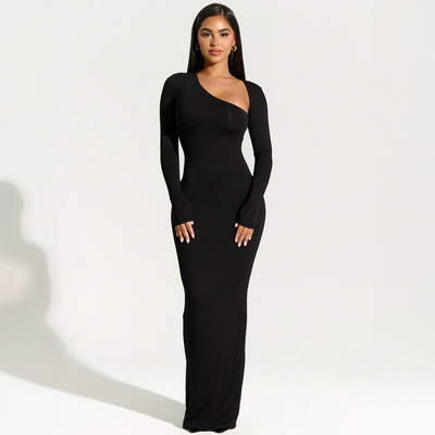 Katheryn - Langärmliges figurbetontes Kleid