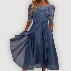 Doretta - Anmutiges Abendkleid in Blau