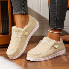 Snuggleez™ - Warme Kuschelige Weiche Hausschuhe in Beige