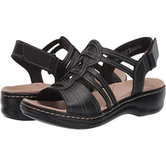 Rose® | Hochwertige und erschwingliche Ledersandalen in Schwarz
