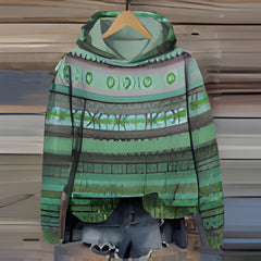 Amory | Lässiger und bequemer Winterpullover in Grün